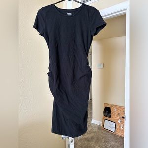 Old navy black fitted maternity dress